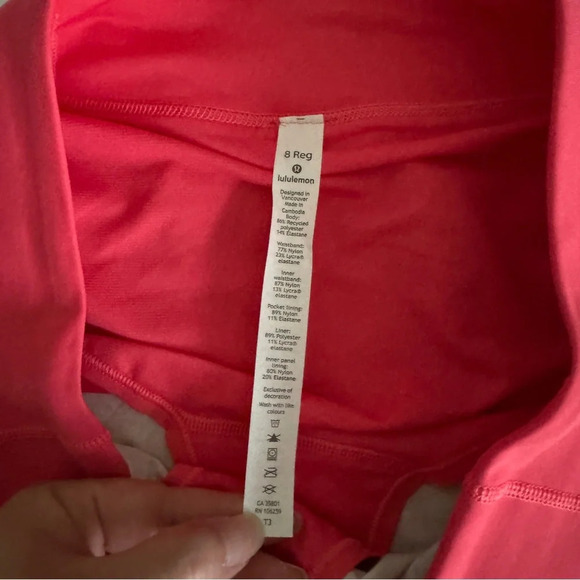 🆕🌸 Lululemon Seawheeze 2018 Speed Up Shorts 2.5” Floral Cherry Blossom - Picture 5 of 7